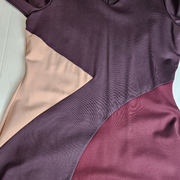 G.I.L.I. (Got It Love It) Women Divine Color Block Midi Dress Size 14 - Picture 5 of 13